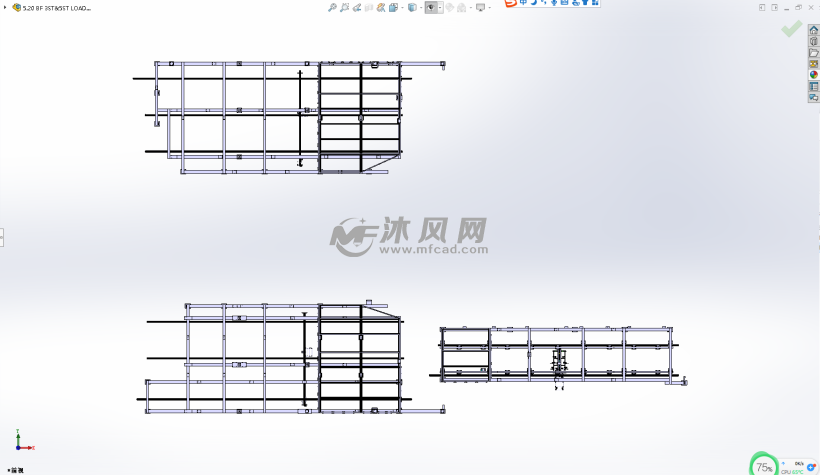焊接厂房助力机械手桁架轨道设计 - 工程机械/建筑机械图纸 - 沐风网