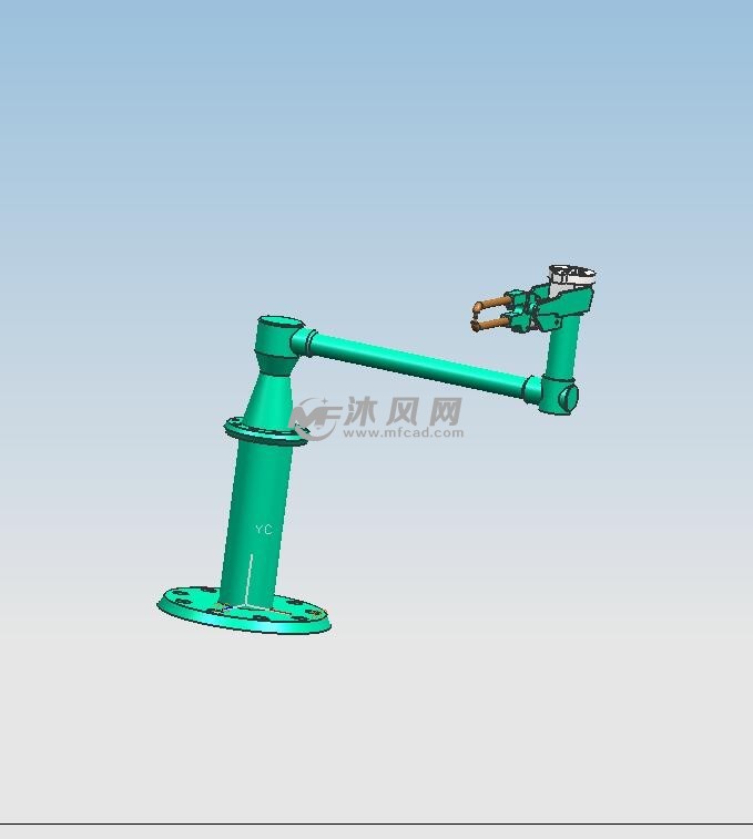 铆焊机械手三维图