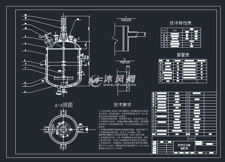 水热反应釜结构示意图图片