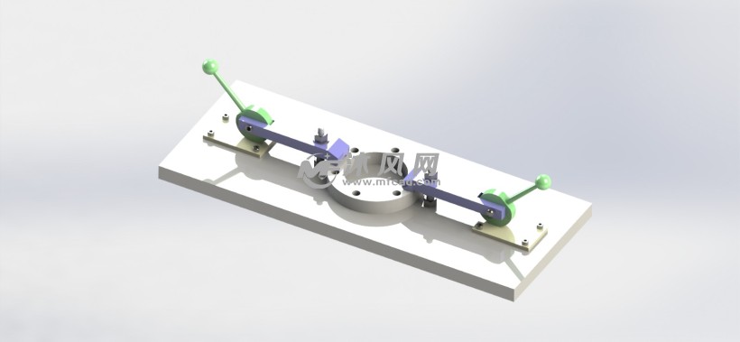 双边移动式压板手动夹具