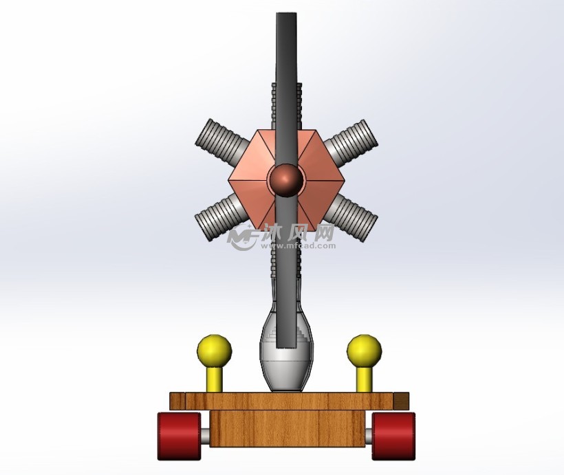 斯特林发动机小车