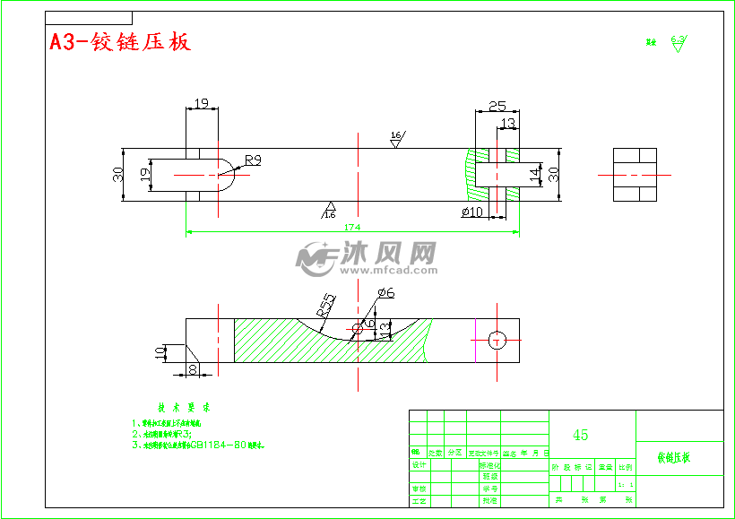 車床尾座套筒零件銑削套筒8mm鍵槽夾具