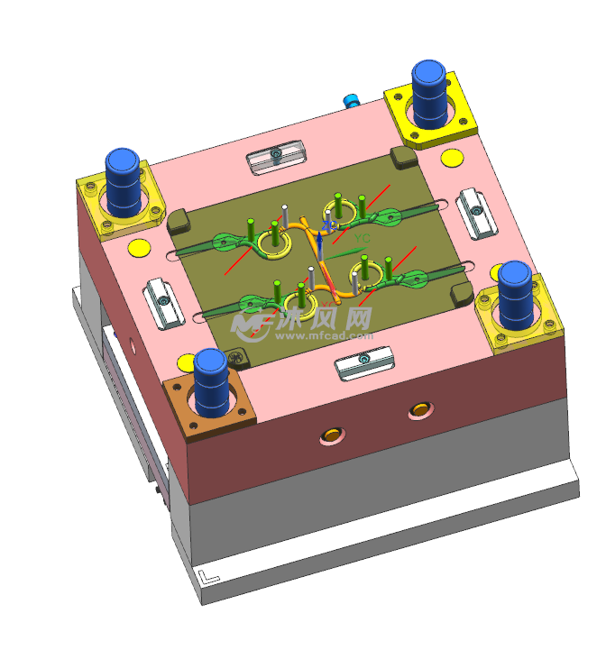 剪刀把手软胶模具设计