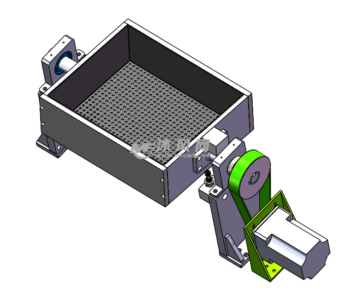 翻转漏斗机构图纸下载_液压及气动元件图纸 - 沐风网