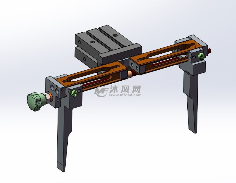 夹持机构三维设计