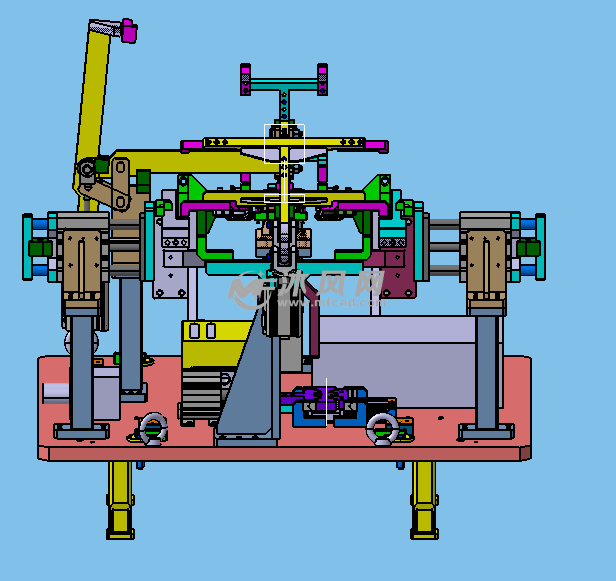 汽车纵梁焊装夹具