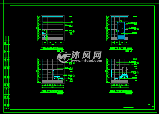 公共區無障礙衛生間立面圖