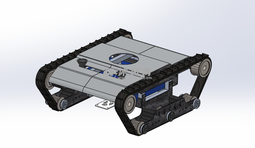 消杀/农药/喷雾机器人履带底盘 - 交通运输图纸 - 沐风网