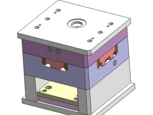 圆形整周内倒扣结构模具