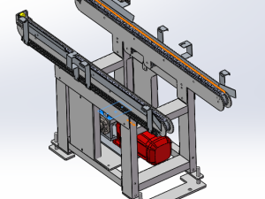 鏈條輸送線設計模型圖