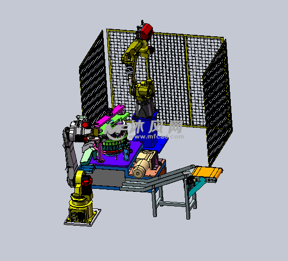 自动焊接生产线模型