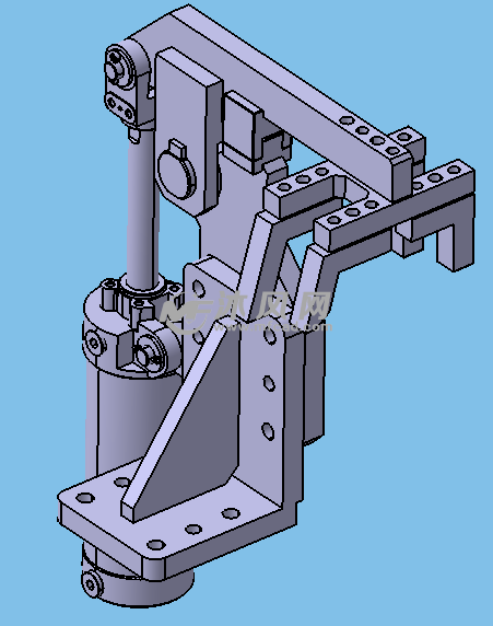 气动夹紧多压头