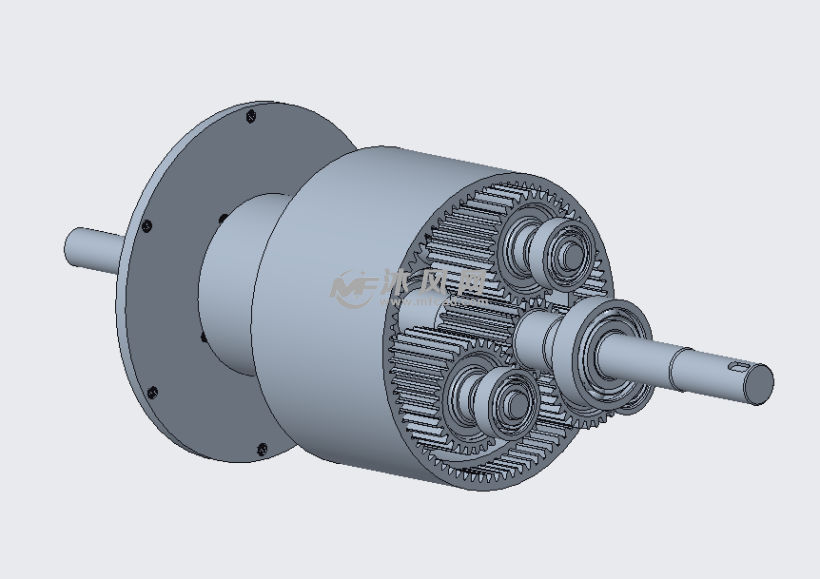 行星齒輪減速器的設計與仿真帶三維