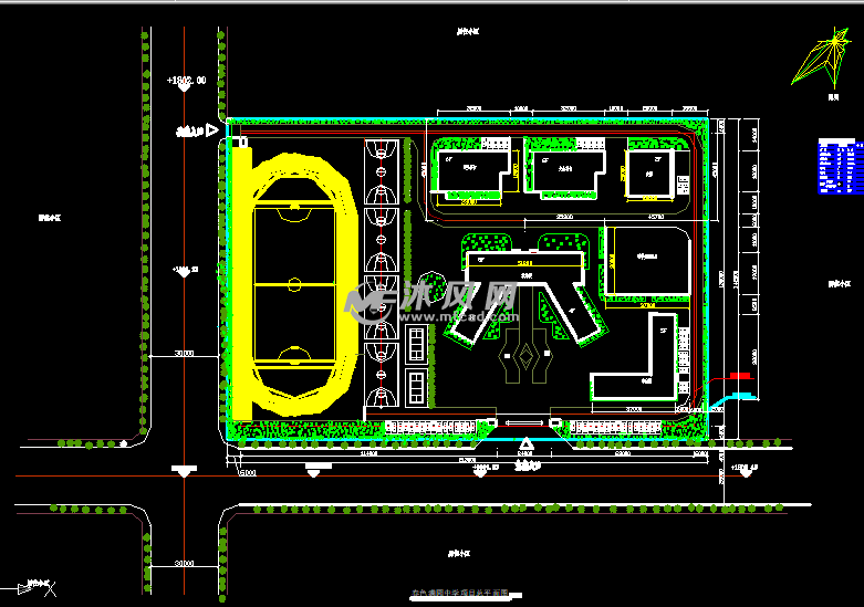 中学建筑设计cad