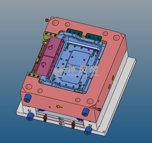 电子机壳模具全3d设计