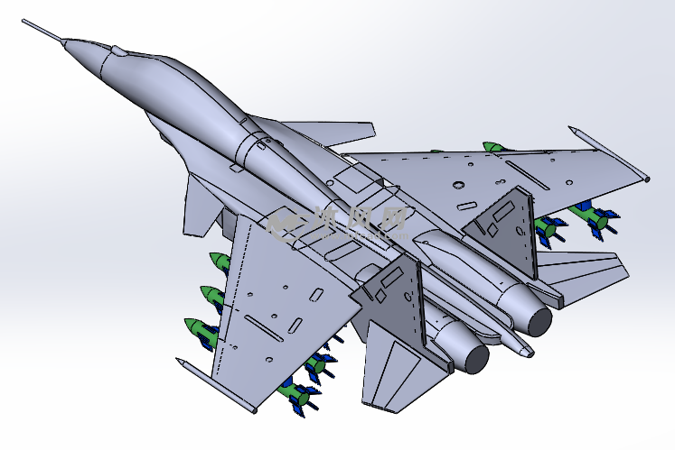 苏33战斗机 - 航空航天图纸 - 沐风网