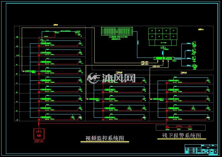 中医院弱电设计 - 医疗建筑图纸 - 沐风网