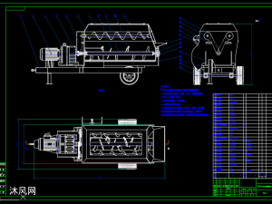 tmr卧式搅拌机的设计