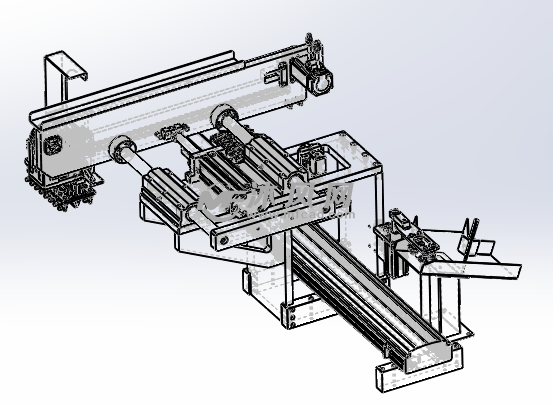 塑料外壳搬运机构模型