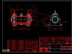 140型轴承箱结构图纸