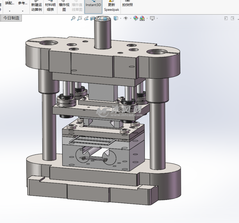落料弯曲复合模