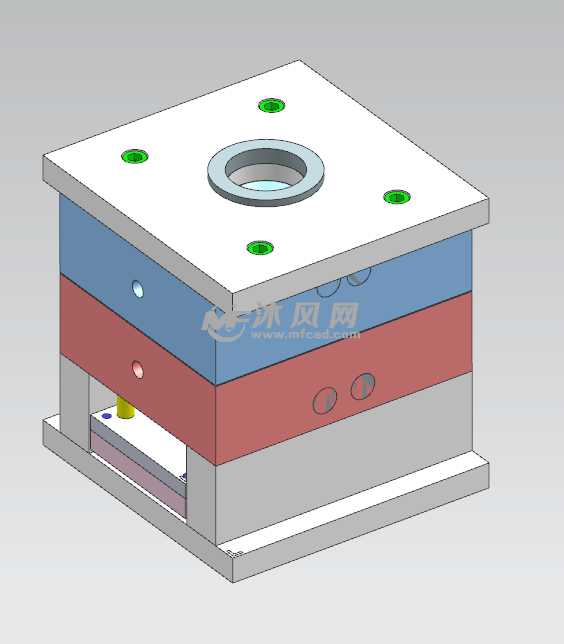 充电器插头外壳模具设计