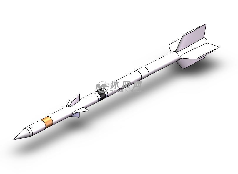 r-3r空空导弹模型 军工模型图纸 沐风网