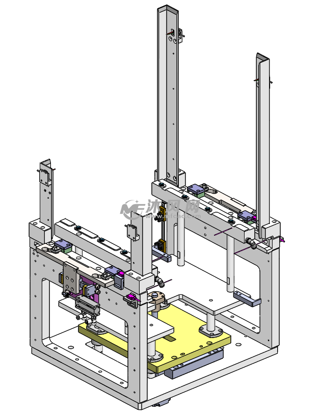 搬运模组分tray机构 细节