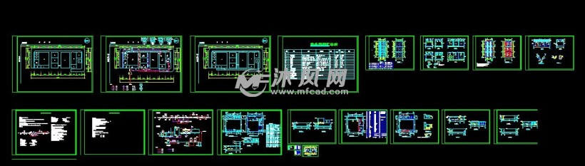 [榆林]某汙水處理工程施工圖 - 環保圖紙 - 沐風網