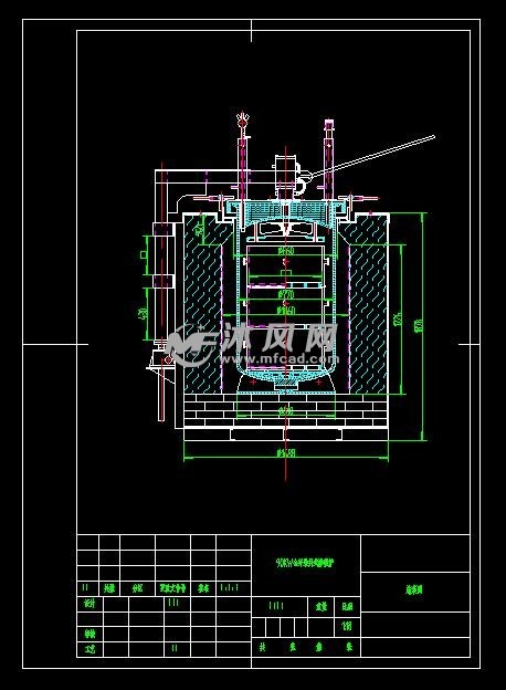 90kw国标井式气体渗碳炉全纤维结构