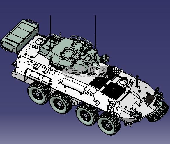 步兵战车catia模型