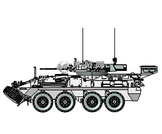 步兵战车catia模型