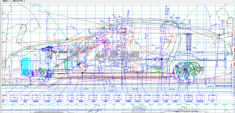 特斯拉电动车总布置图