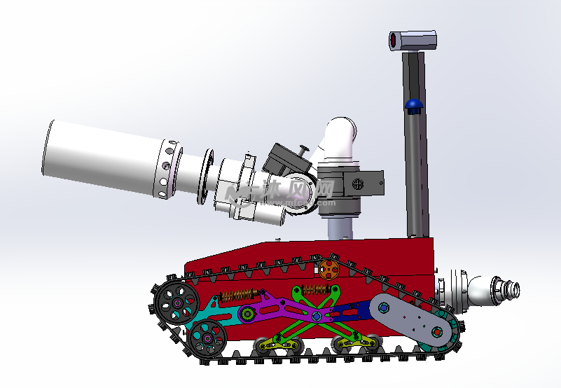 防爆消防灭火侦察机器人