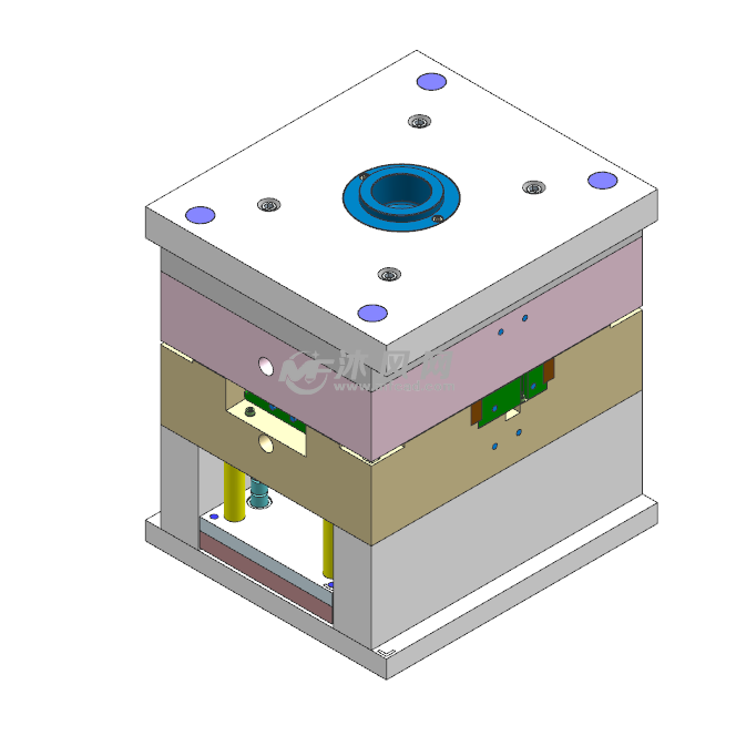 5g路由器外壳模具设计