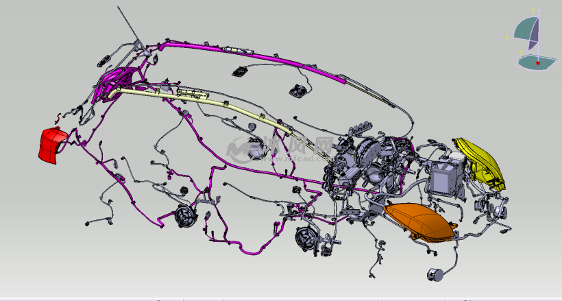 两厢轿车电气线束系统原理