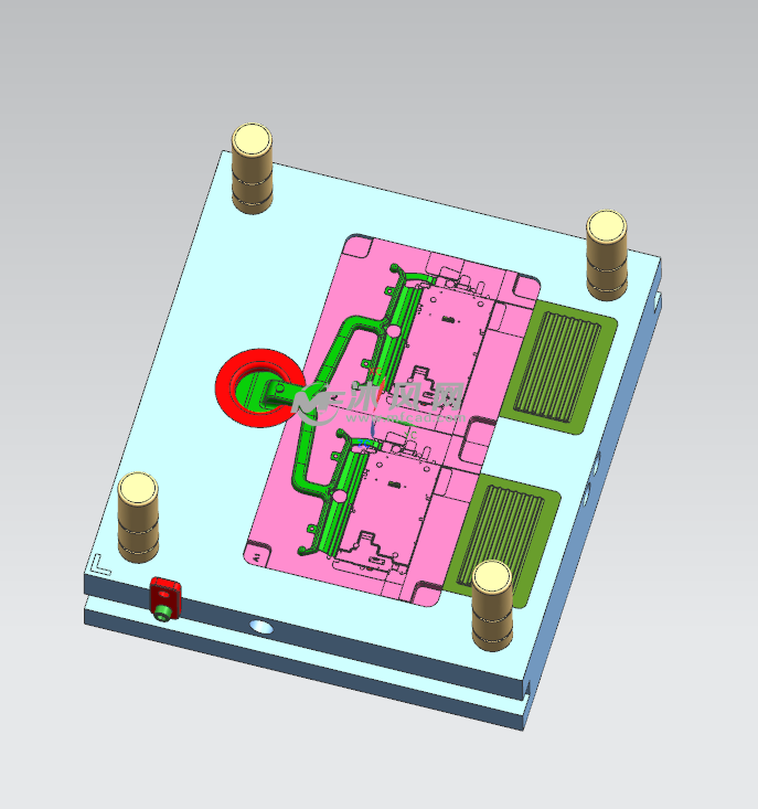 镁合金手机中框模具