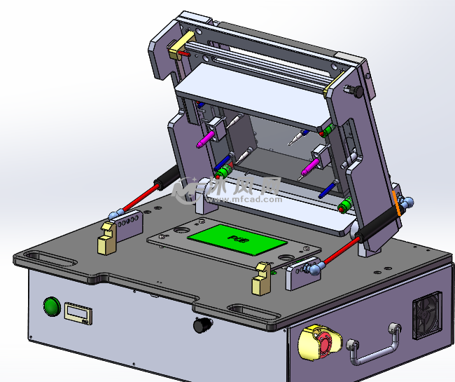 翻盖手动测试夹具