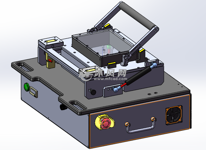 翻盖手动测试夹具肘夹翻转