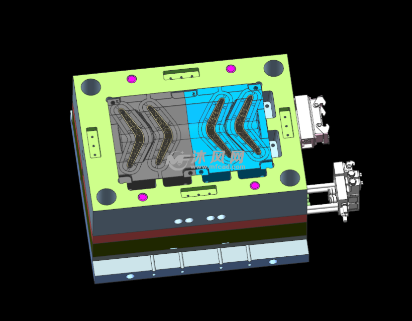 液晶电视底座模具设计