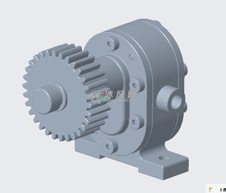齿轮油泵装配与仿真