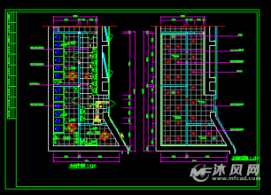 卫生间平面.天花图