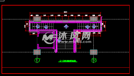 楼梯井侧平面布置图