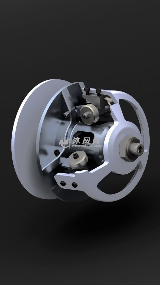 无级变速机构模型设计图