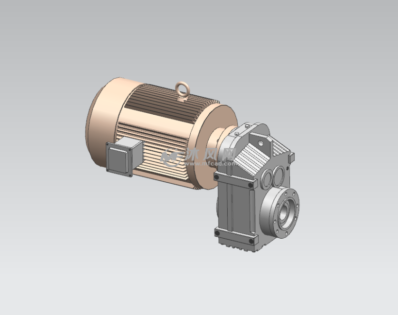 伺服电机3d模型设计