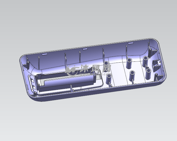 空调遥控器底壳模具设计