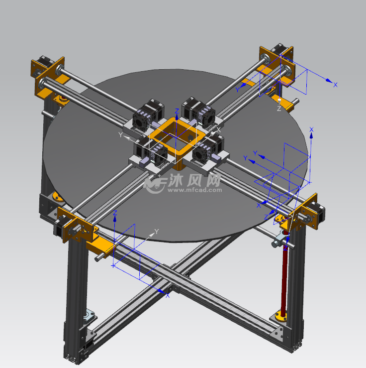 3d打印机轴测图