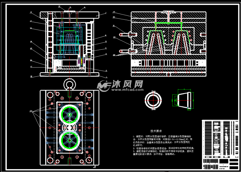 水泥花盆模具图解图片