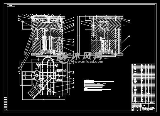 45度斜三通塑料注射模具設計