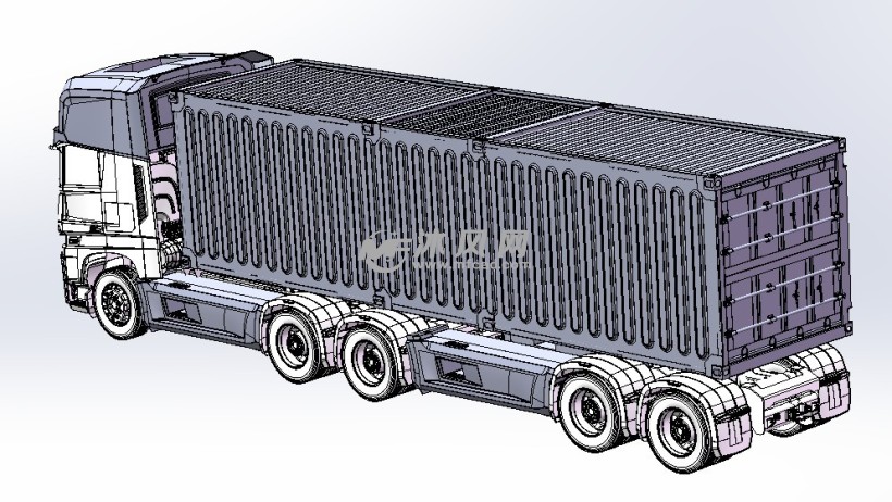 集装箱式重型卡车